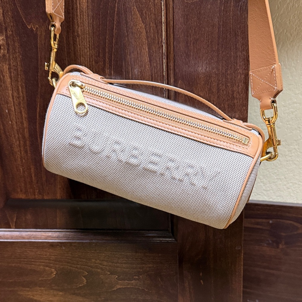 Burberry Beige and Tan Crossbody Bag